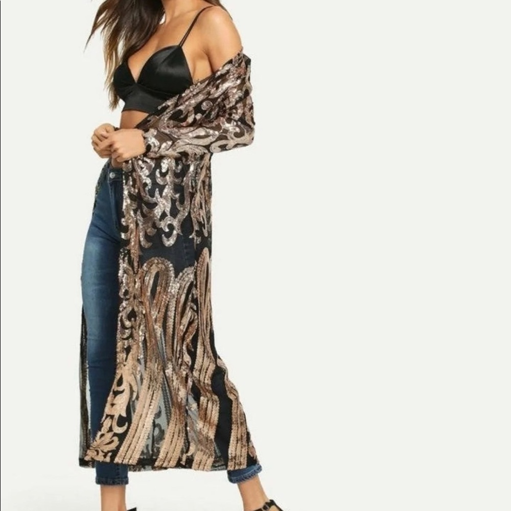 SheIn sequin duster